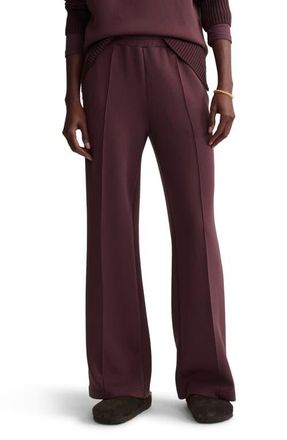 Varley The Wide Leg 30-Inch Track Pants in Deep Mahogany at Nordstrom, Size Xx-Small