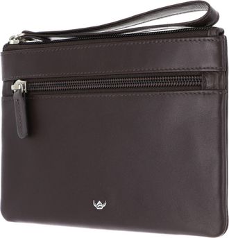 Golden Head Leather phone pouch wristlet Polo RFID Protect RV-Handytasche 4075 Dunkelbraun dark brown