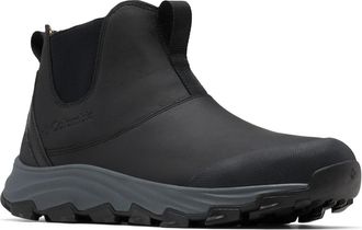Columbia Mens Expeditionist Chelsea Shoes, Black, Graphite, 10