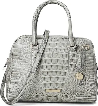 Brahmin Marissa Satchel Womens Handbags Dove, Leather