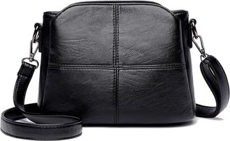 Generic Soft Shoulder Crossbody Bag Multi-Style Design with Zipper Closure Multi-Pocket Interior for Daily Essentials