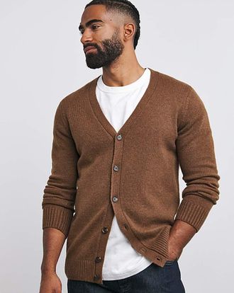 Jacamo Lambswool Cardigan