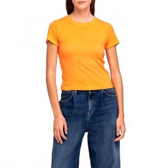 Velvet Taya Fitted Tee In Crush