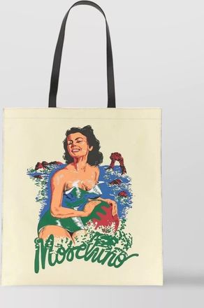 Moschino printed tote bag