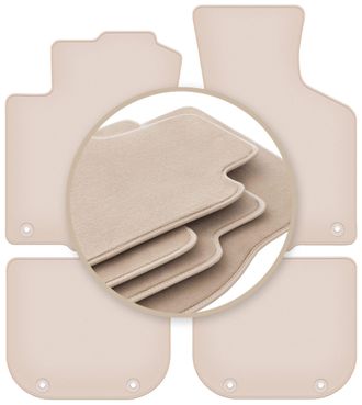 OEM Alfombrillas Beige Premium Para Audi A3 8l Hatchback 1996-2001
