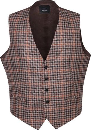 Tagliatore Gilets - Heren - Bodywarmers - Veelkleurig - L - Wol - Jassen