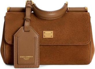 Dolce & Gabbana Mini My Sicily Handbag In Split Leather