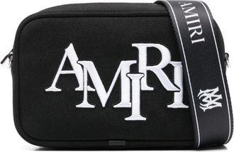 Amiri Staggered Messenger Bag - Mens - Virgin Wool/Bos Taurus/Polyamide/Viscose