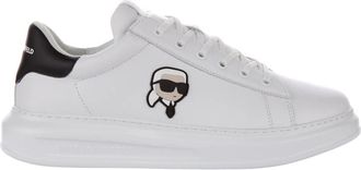 Karl Lagerfeld Kapri NFT Lo Sneakers - Heren - Sneakers - Wit - 41 EU - Leer - Schoenen