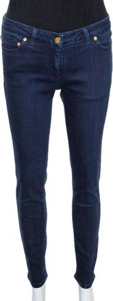 Roberto Cavalli Indigo Denim Tapered Fitted Jeans