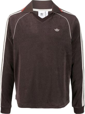 adidas x Wales Bonner Long Sleeve Towel Polo Shirt Brown IB3251