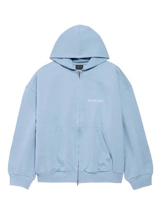 Balenciaga Felpa con cappuccio - Blu