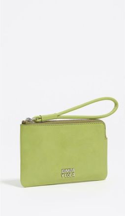 Bimba & Lola Small Leather Coin Purse in Lime at Nordstrom