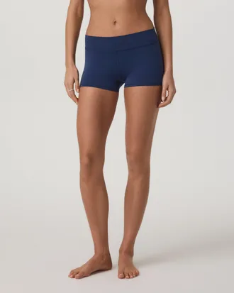 Vuori Clothing AllTheFeels Low Rise Shorty | Blue Coast | XS, Size Extra Small