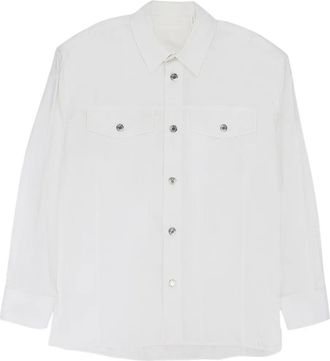 Helmut Lang Camicia in popeline - Bianco