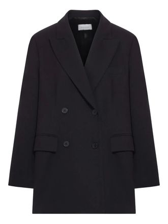 The Nina Studio double-breasted tailored blazer - women - Fabric - 38 - Black