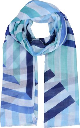 Capelli Modeschal CAPELLI NEW YORK, Damen, blau combo, Obermaterial: 100% Polyester, Modet&uuml;cher Modeschal