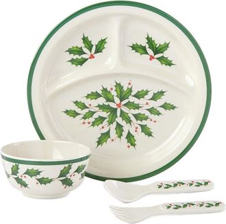 Lenox Holiday Childrens 4Pc Dinner Set