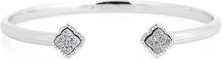 Kendra Scott Mallory Stone Cuff Bracelet in Rhod Platinum Drusy at Nordstrom Rack