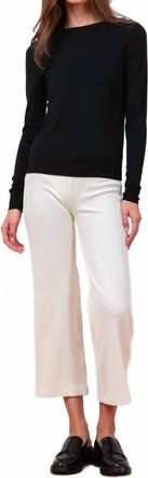 Avenue Montaigne Alex Corduroy Pant In Off White