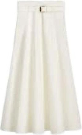 Dior Christian Dior - Dames - Midirokken - Wit - XS - Rokken