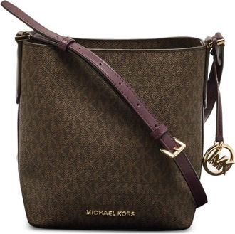 Michael Kors Borsa a secchiello con monogramma - Marrone