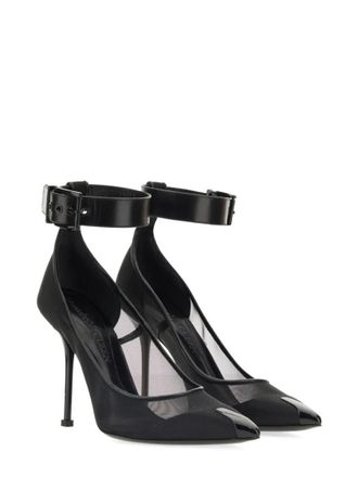 Alexander McQueen Alexander McQueen Hohe Schuhe - Punk Pumps With Strap - Gr. 36,5 (EU) - in Schwarz - f&uuml;r Damen