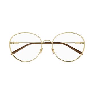 Chlo&eacute; Ch0209o Delicate Gold-tone Metal Frame Eyeglasses