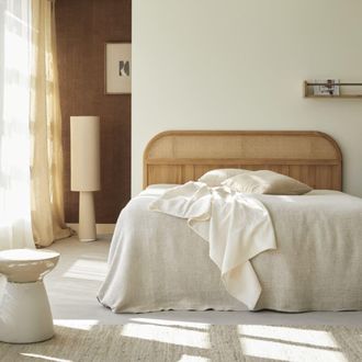 Tikamoon Cabecero de teca maciza 170 cm