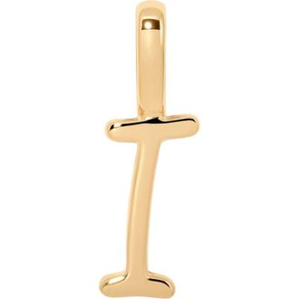 Made by Mary Script Initial Charm Gold Vermeil in Gold Vermeil Initial I at Nordstrom