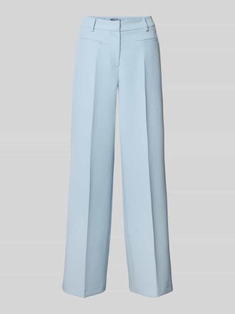 More & More More & More Stoffhose mit Leistentaschen und B&uuml;gelfalte in Hellblau, Gr&ouml;&szlig;e 34