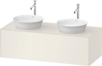 Duravit Tulip Blanco, Mueble De Pared, Ancho 1300 X Fondo 550mm, - Duravit