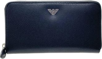 Emporio Armani Leather Long Wallet (Bi-Fold) (Pre-Owned)