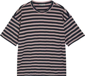 Ymc You Must Create Ymc Striped Cotton T-shirt - Navy - XL