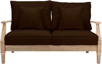 Safavieh Couture Martinique Wood Patio Loveseat