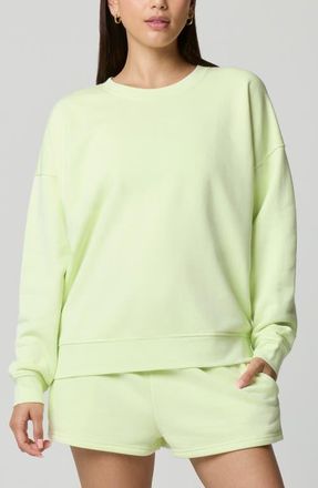 Florence By Mills Cozy Crush Oversize Sweatshirt in Citrine at Nordstrom, Size Xx-Small Regular