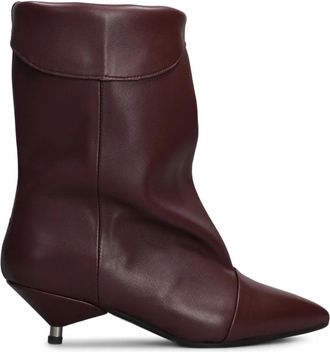 Gisèl moirè 50 mm Miriam laarzen - Rood