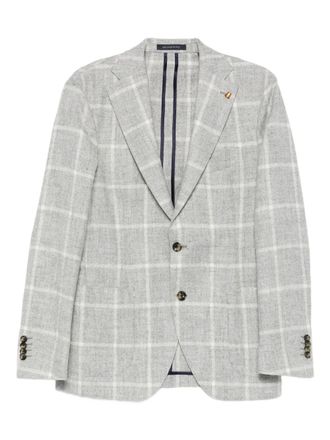 Sartoria Latorre check-pattern blazer - Grey