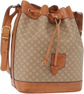 Celine Pre-owned Macadam Canvas Shoulder Bag - Pre-owned - Mujer - Beige - ONE SIZE