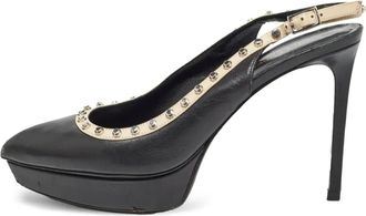 Saint Laurent Pumps con cinturino posteriore - Nero