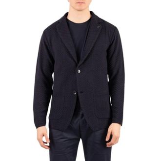 Paoloni Blazers, male, Blue, Size: 4XL Giacca