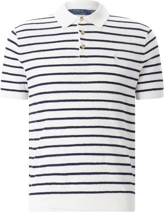 Polo Ralph Lauren Rondgebreide trui - Heren - Ronde hals truien - Wit - 2XL - Katoen - Truien & Vesten