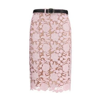 Self Portrait Multicolor Polyester Midi Womens Skirt