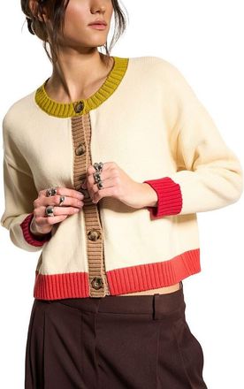 Callahan Joey Cardigan - Womens in Creme at Nordstrom, Size X-Large