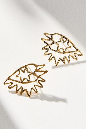Elise Tsikis Paris Geometric Post Earrings