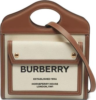 Burberry Borsa tote mini - Toni neutri