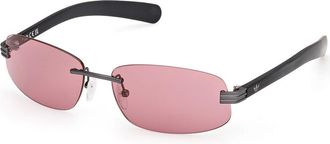 adidas OR0130 09S Mens Sunglasses Gunmetal Size 61