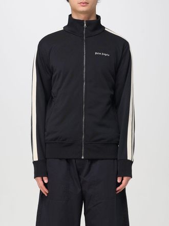 Palm Angels Felpa in poliestere con zip e logo Palm Angels