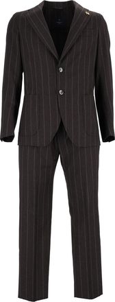 Tombolini Black Dream Pinstripe Two-Piece Suit