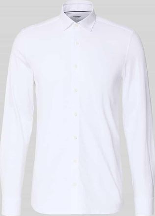 Olymp Level 5 Body Fit Business-Hemd mit Knopfleiste in Weiss, Gr&ouml;&szlig;e 38